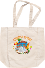 Load image into Gallery viewer, Cruise with Curtis Cotton Totebag